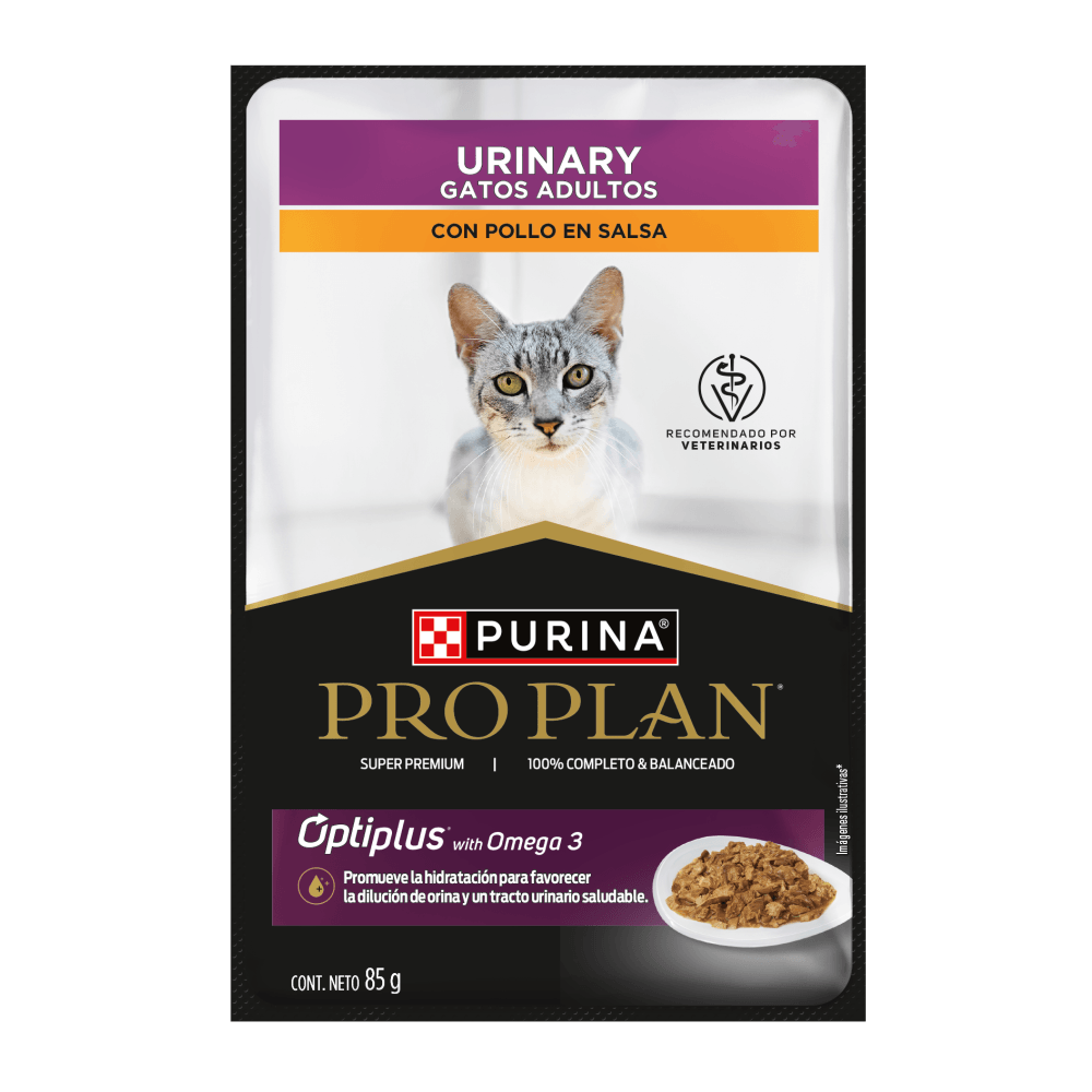 Alimento Húmedo Pro Plan para Gato Adulto Cuidado Urinario con Pollo en Salsa 85 g