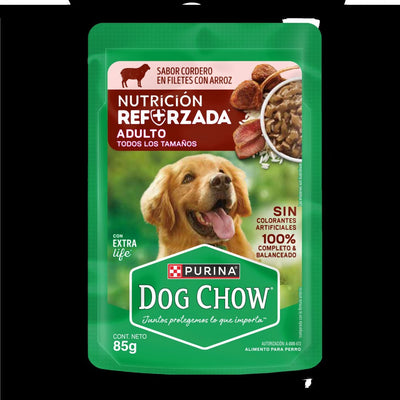 Alimento Húmedo Adulto Cordero para Perro Dog Chow 85 g