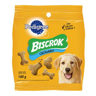 Snacks Para Perro Pedigree Galleta Biscrok Cachorro 100 g
