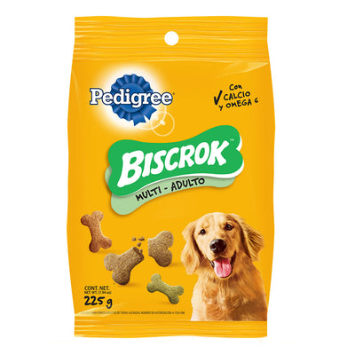 Snacks Para Perro Pedigree Galleta Biscrok Multi Adulto 225 g