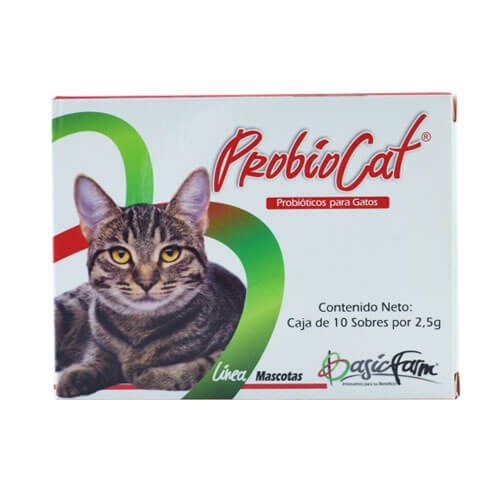 Probiótico Para Gato Probiocat (X 1 Sobre) Caja X 10 Sobres 2,5 g
