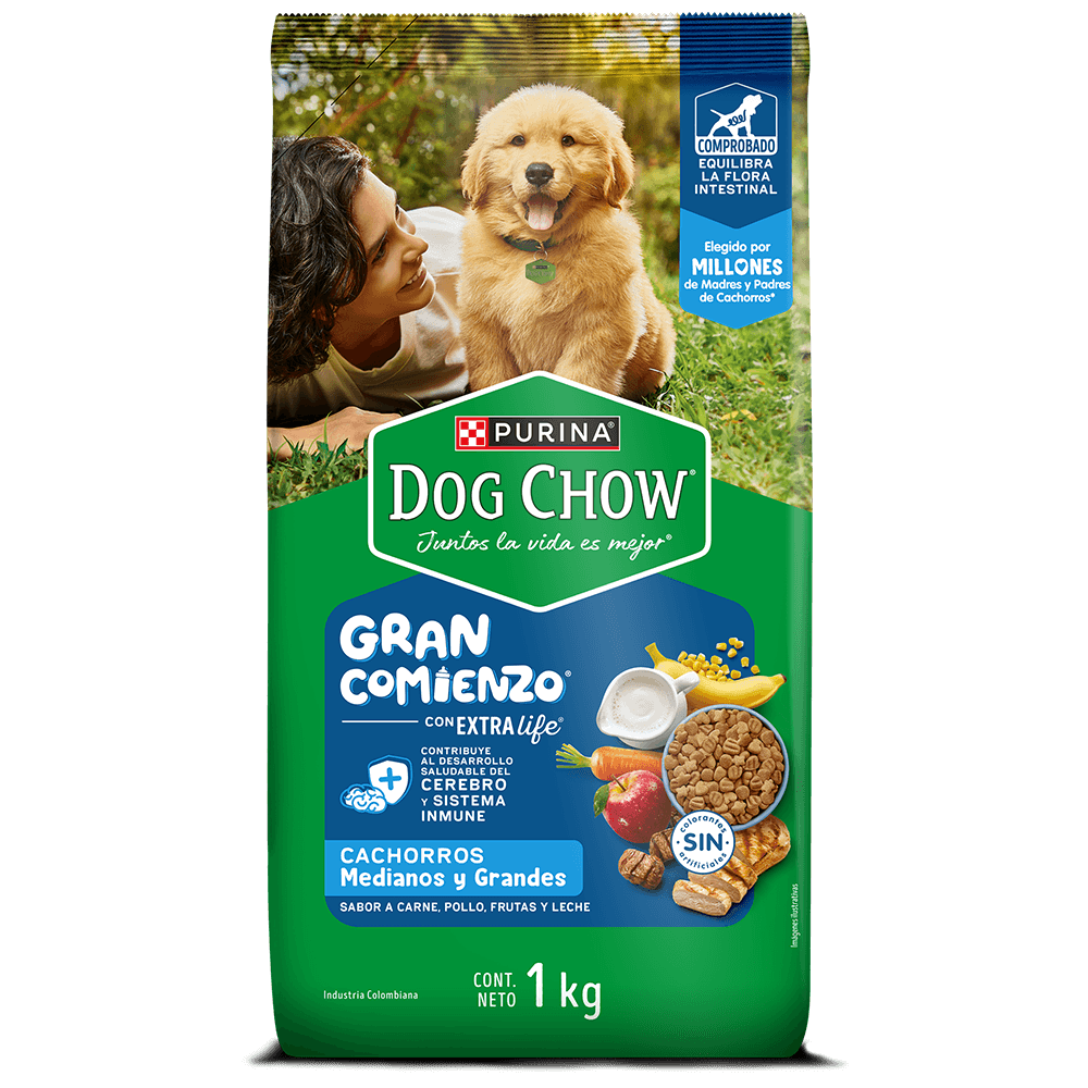 Alimento Perro Dog Chow Cachorros Gran Comienzo Medianos Grandes 1 kg