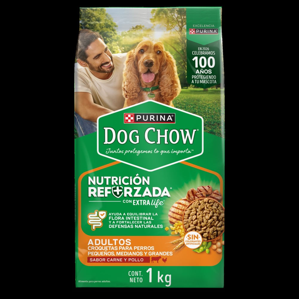 Alimento Adulto Todos los Tamaños para Perro Dog Chow 1 kg