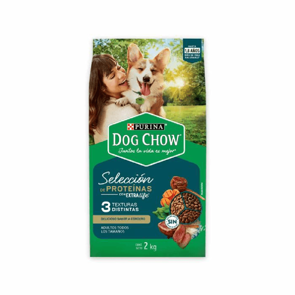 Alimento Seco Para Perro Dog Chow Adulto Cordero 2 kg