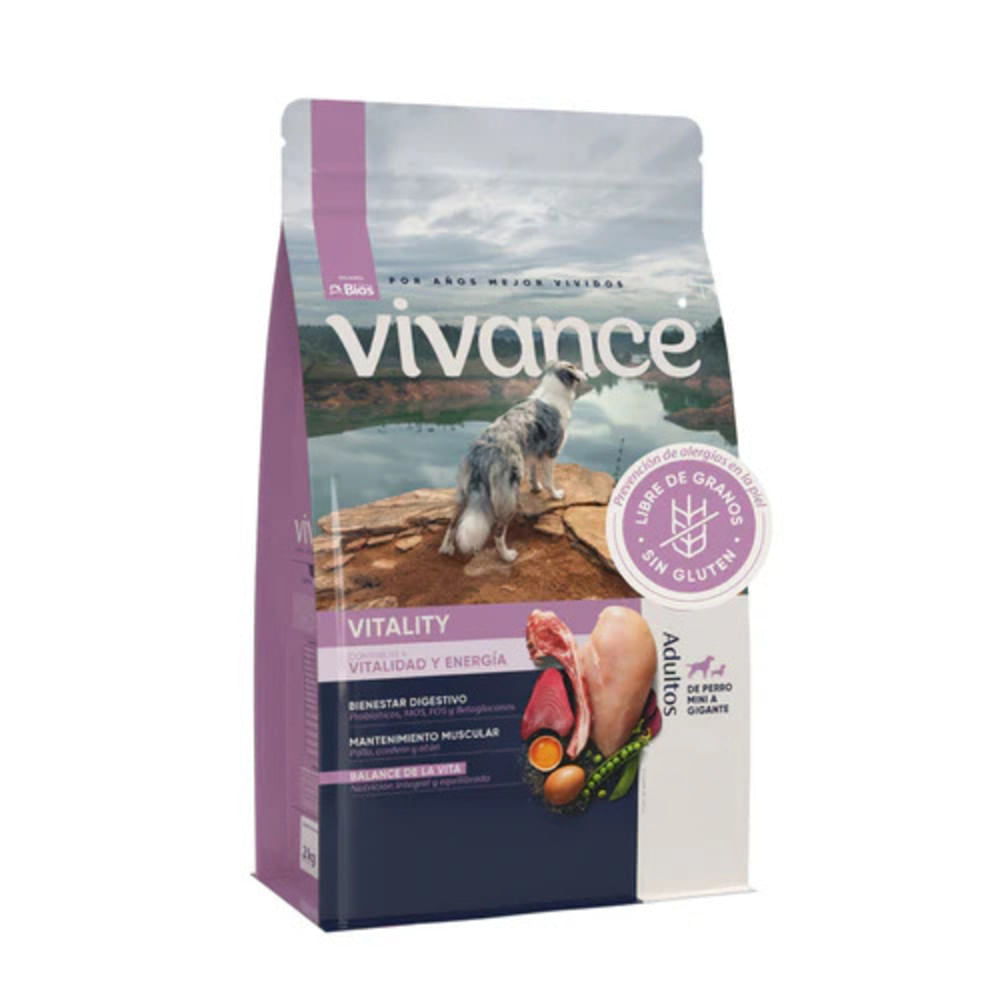Alimento seco para perros adultos Vivance Vitality 10 kg