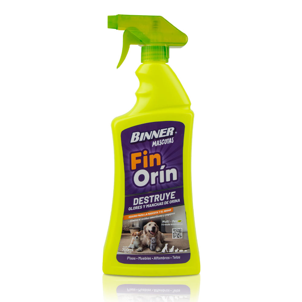 Controlador de Olor Fin Orín Binner Mascotas 700 ml