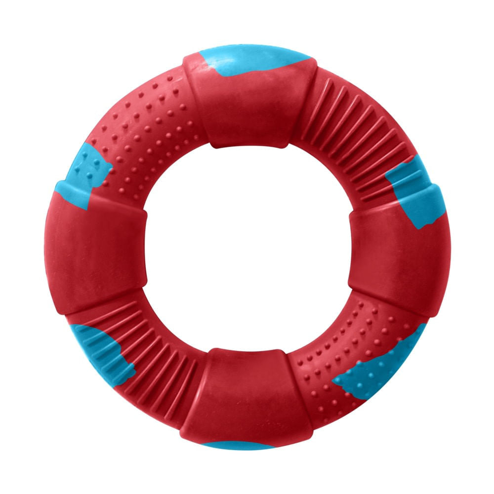 Juguete Aro Rojo y Azul para Perro DUR L
