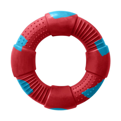 Juguete Aro Rojo y Azul para Perro DUR L