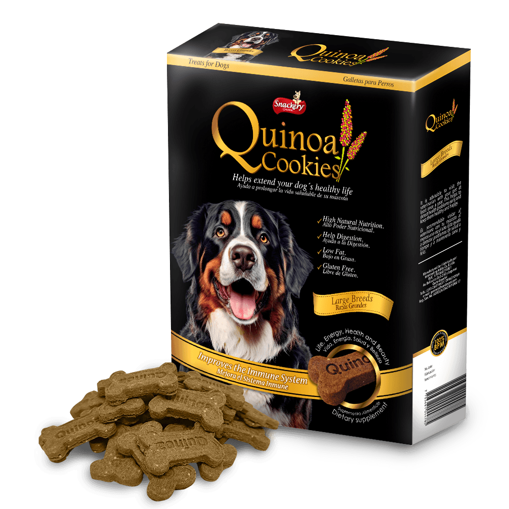 Snack Para Perro Quinoa Galleta Razas Grandes 250 g
