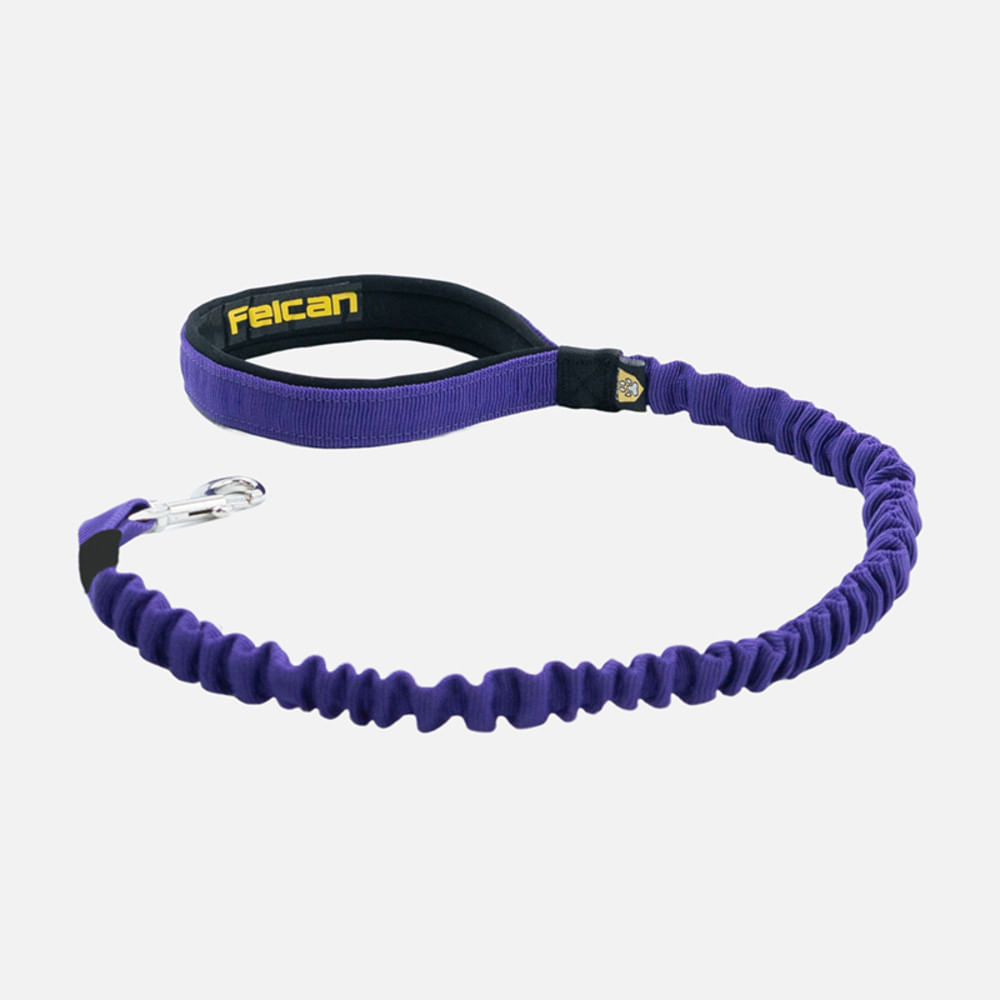 Correa Anti Shock Morado Felcan para perro L-XL