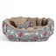 Combo Cama Pecky Gris Guamba Para Perro 60 x 70 cm