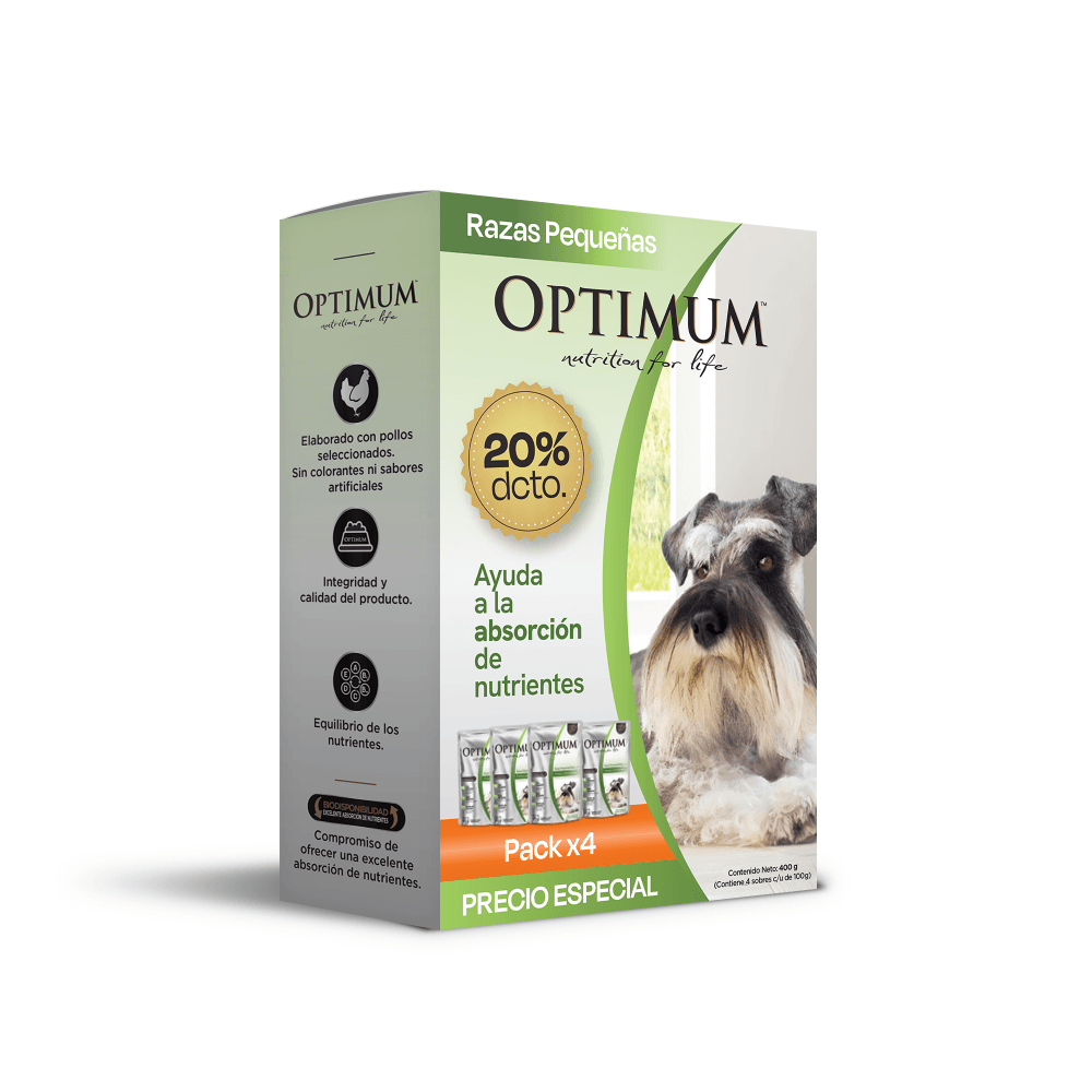Alimento Húmedo para perros adultos Optimum X4 u