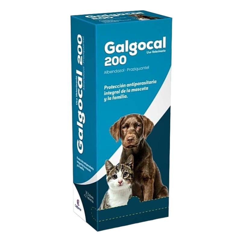 Antiparasitario Para Perro Y Gatos Galgocal 200 mg