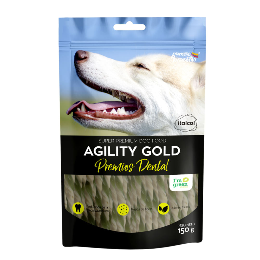 Snack Seco Para Perro Agility Gold Premio Dental 150 g