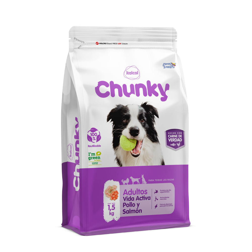 Alimento Para Perro Chunky Adulto Vida Activa 1,5 kg
