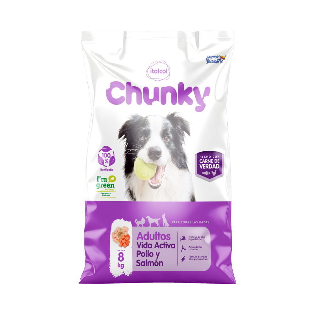 Alimento Para Perro Chunky Adulto Vida Activa 8 kg