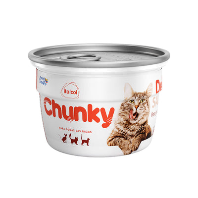 Alimento Húmedo Para Gato Chunky Delicat Salmón 156 g
