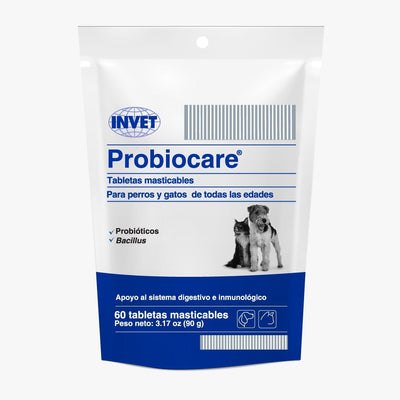 Suplemento Para Mascotas Probiocare Invet Un Far 54 g