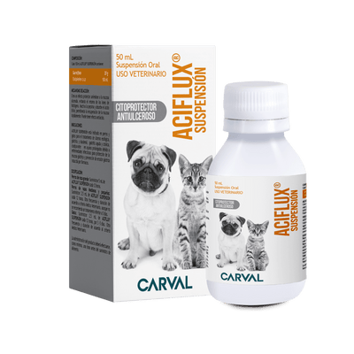 Medicamento Antiulceroso Perros y Gatos Aciflux Suspensión Oral 50 ml