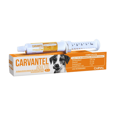 Antiparasitario Carvantel Para Perro Adulto 5 ml