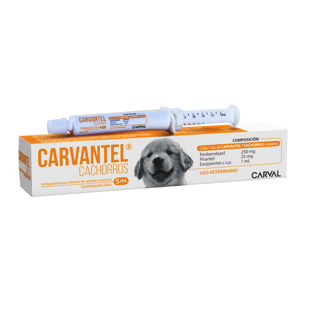 Antiparasitario Carvantel Para Perro Cachorro 5 ml