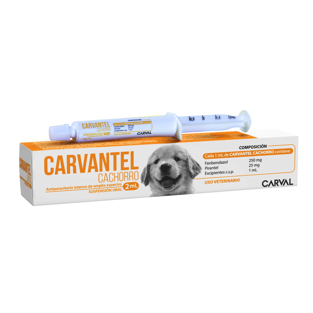 Antiparasitario Carvantel Para Perro Cachorro 2 ml