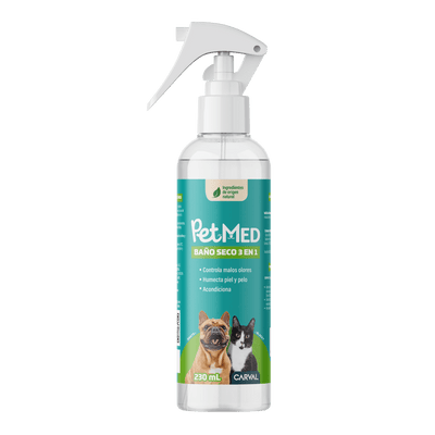 Baño Seco PetMED Para Mascotas 230 ml