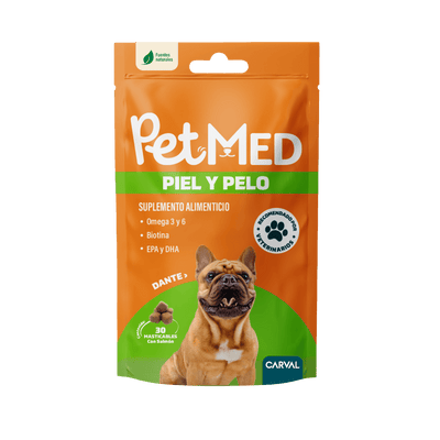 Suplemento Para Perro PetMED Piel y Pelo 90 g