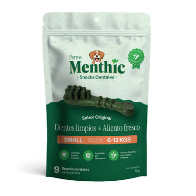 Cepillos Para Perro Menthic Golosina Dental Talla S 9 u