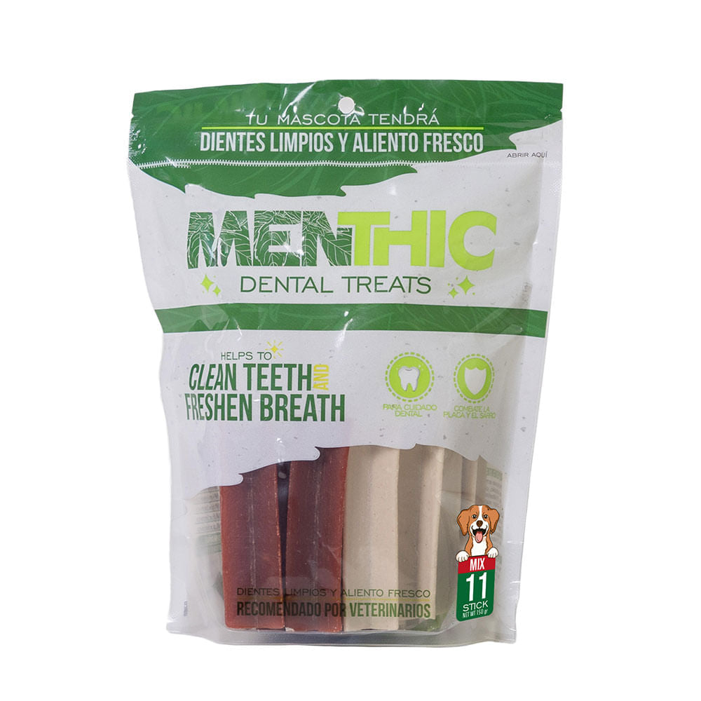 Dental Sticks Menthic Para Perro 11 u
