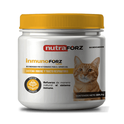 Suplemento inmunológico Inmunoforz para gato Nutraforz 60 mast