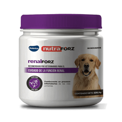 Suplemento renal Renalforz para perro Nutraforz 30 mast