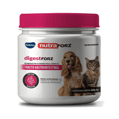 Suplemento digestivo Digesforz para mascota Nutraforz 30 mast