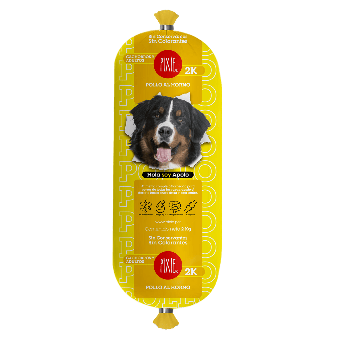 Alimento Congelado para Perro Pixie Dieta Horneada Pollo 2 kg