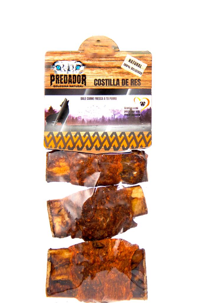 Snack Para Perro Predador Pet Costilla de Res X 3 uS