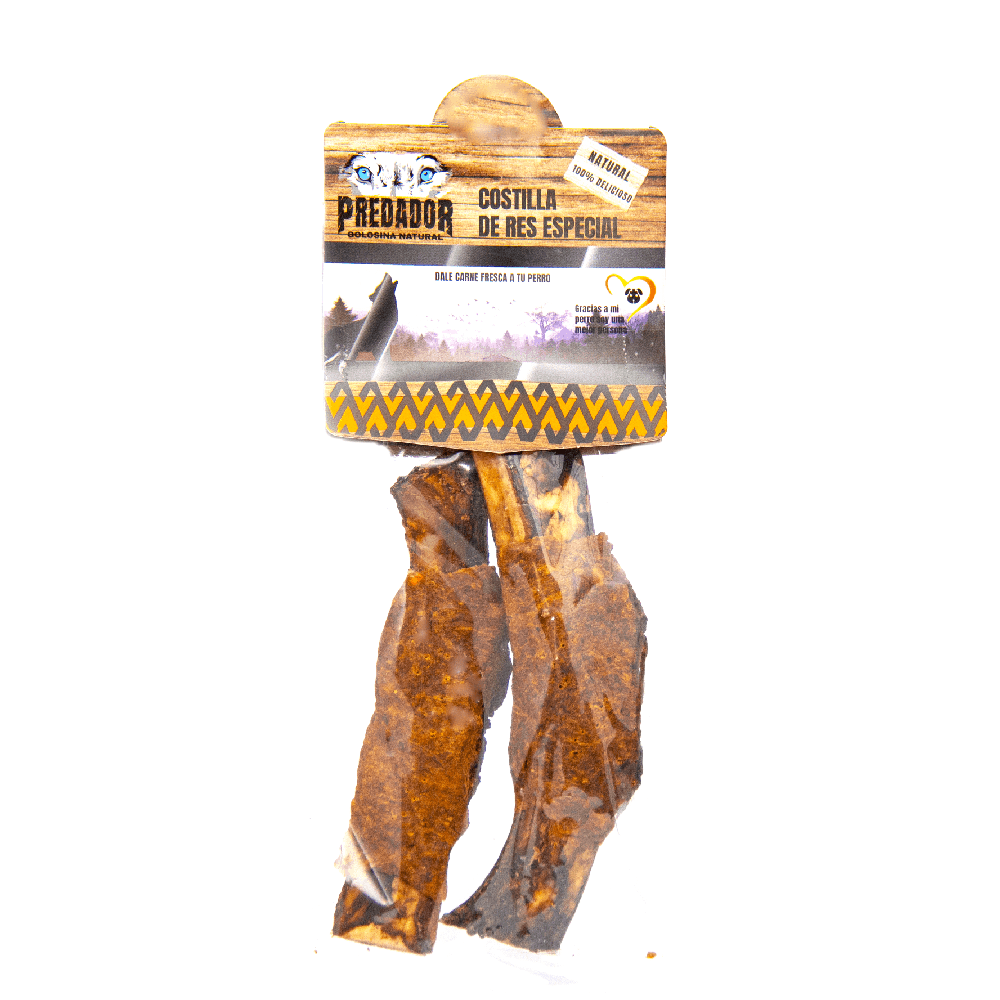 Snack Para Perro Predador Pet Costilla de Res Especial X 2 uS