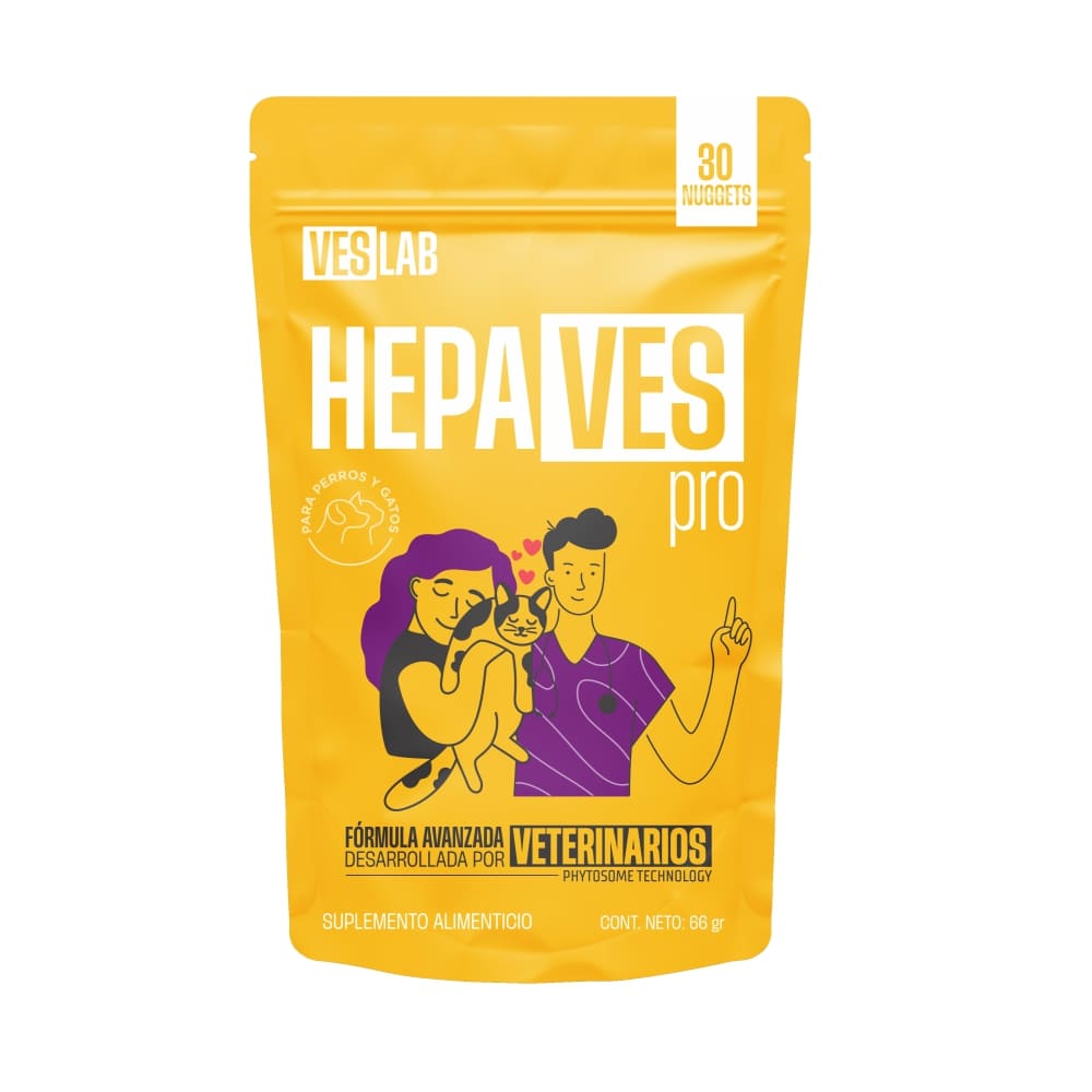 Suplemento Para Mascotas Veslab Hepaves Pro 66 g
