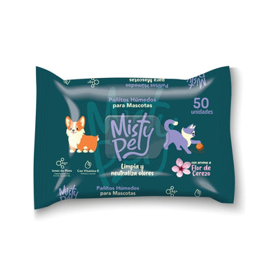 Pañitos Húmedos Para Mascotas Misty Pet x50 u