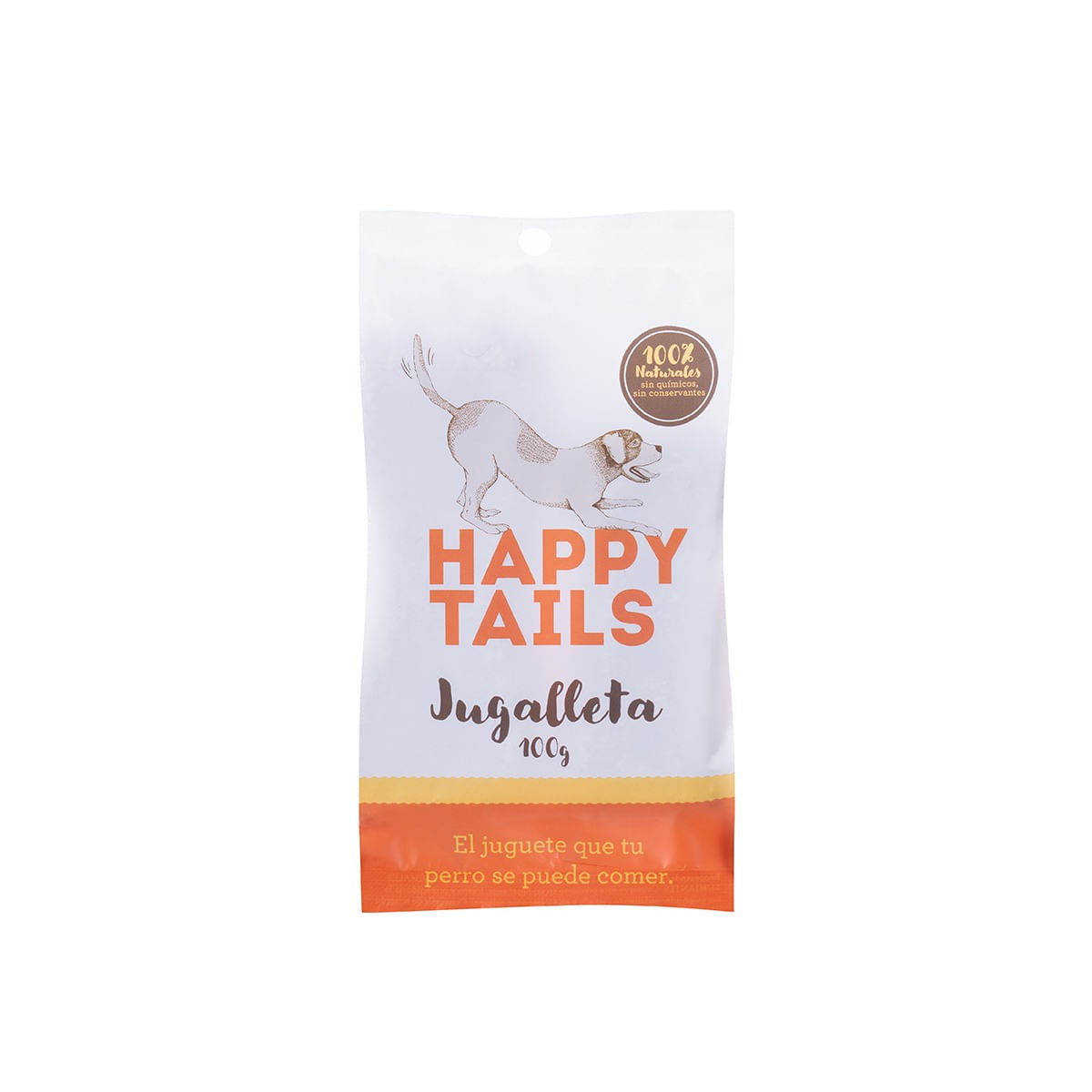 Snack Para Perro Happy Tails Jugalleta Manzana - Mantequilla De Mani 100 g