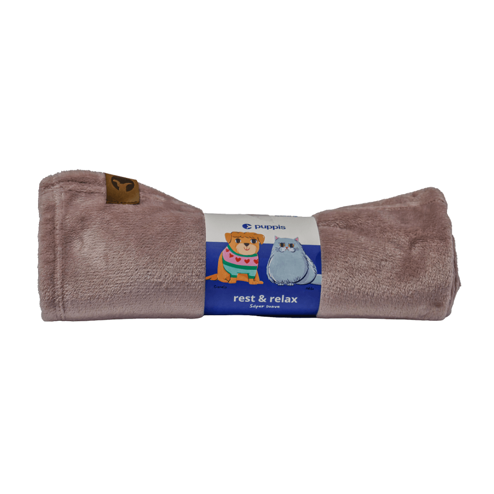 Manta simple piel para Mascotas Sofistipets Rosa viejo 100 x 70 cm