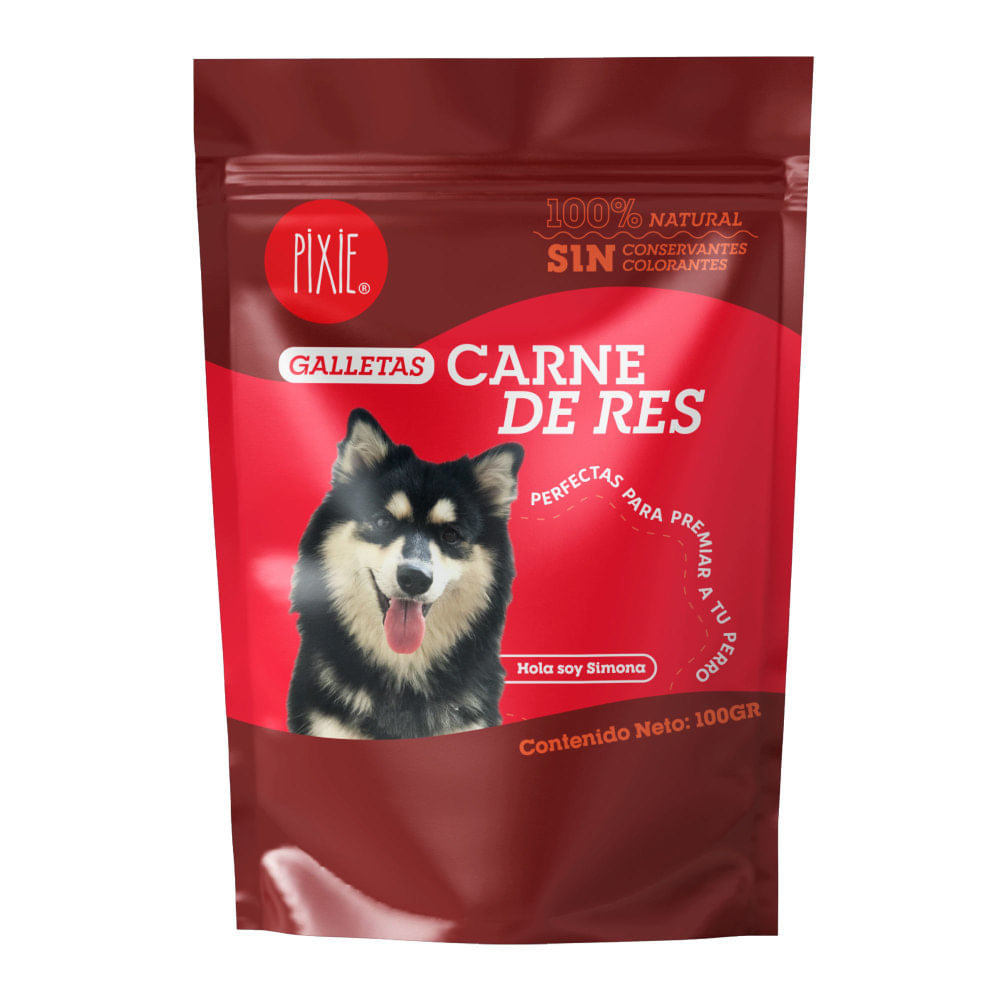 Galletas Para Perro Pixie Carne De Res 80 g