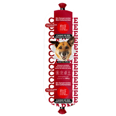 Alimento Húmedo Para Perro Senior Pixie Dieta De Carne Baja En Grasa Y Proteina 500 g