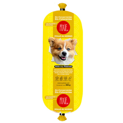 Alimento Húmedo Para Perro Pixie Dieta De Pollo Al Horno 500 g