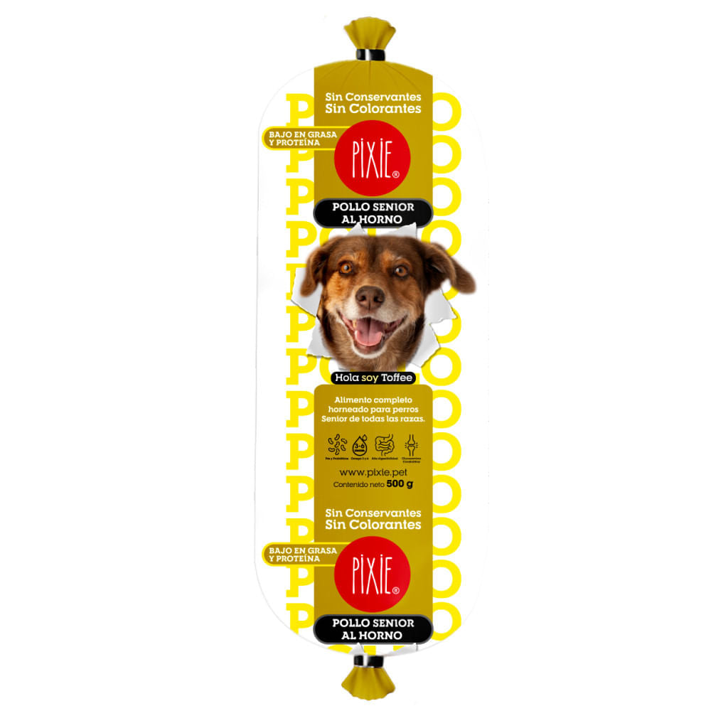 Alimento Húmedo Para Perro Pixie Dieta De Pollo Baja En Grasa Y Proteina 500 g