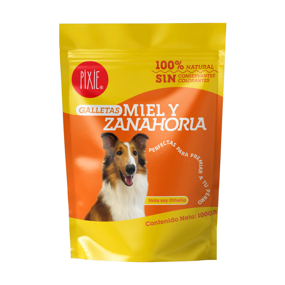Galletas Para Perro Pixie Miel Y Zanahoria 100 g