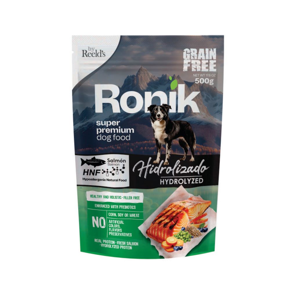 Alimento húmedo para perro Reelds hidrolizado sabor salmón 500 g