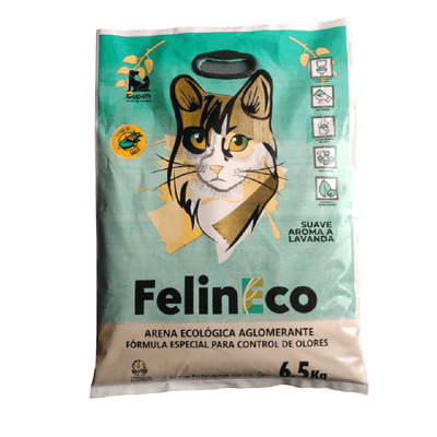 Arena Para Gato Felineco Maiz Lavanda 6,5 kg