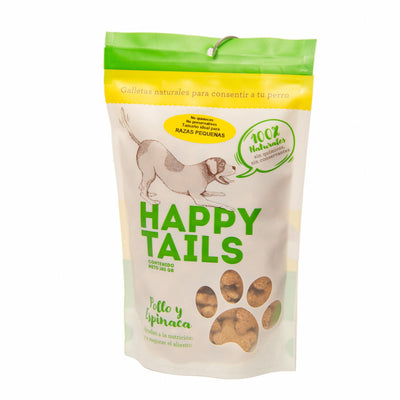 Galleta Para Perro Happy Tails Galleta Pollo Y Espinacas Raza Pequeña 180 g
