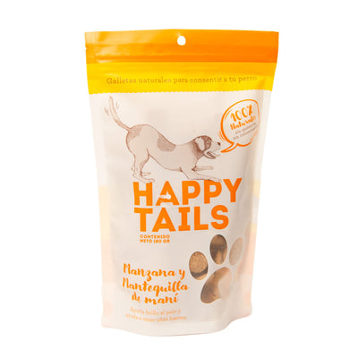 Galleta Para Perro Happy Tails Manzana Y Mantequilla De Maní 180 g