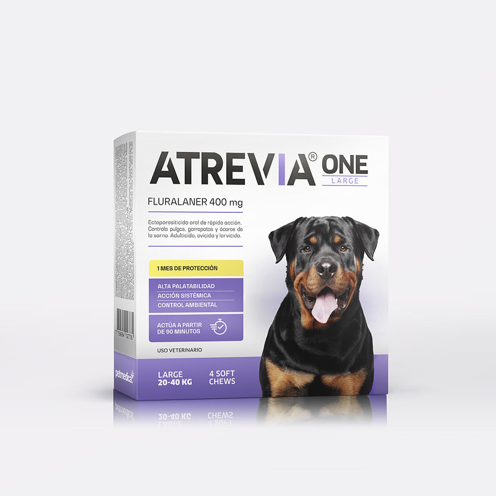 Antiparasitario oral para perro Atrevia one 20 - 40 kg - L